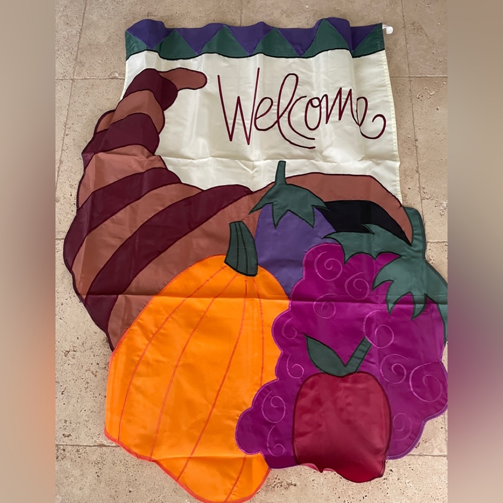 Fall house flag
